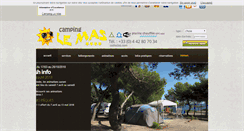 Desktop Screenshot of camping-le-mas.com