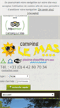 Mobile Screenshot of camping-le-mas.com